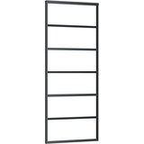vidaXL Klizna vrata s priborom 76 x 205 cm od ESG stakla i aluminija | shoptok.hr