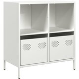 Maison Chic Komoda - Predalnik bela 68x39x73,5 cm hladno valjano jeklo, (21719915) Cene