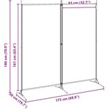Pregrada sa 2 panela Bež 175 x 180 cm Tkanina - Bež 175 x 180 cm | shoptok.hr