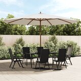vidaXL Vrtni suncobran s drvenim stupom boja pijeska 400 x 273 cm | shoptok.hr