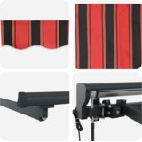  Okvir tende Oranžna in Črna 400 × 300 cm, (5000207165) | Shoptok.si