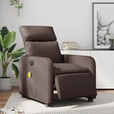 The Living Store Električni masažni naslanjač rjavo umetno usnje - Električni Masažni Stol, (21498442) | Shoptok.si