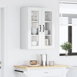 Zidni stakleni ormarić Visoki sjaj bijela 60 x 31 x 80 cm | shoptok.hr