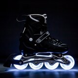 Nils Extreme 4 u 1 role i klizaljke s LED rasvjetom crne veličina S 31–34 | shoptok.hr
