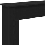  Okvir za kamin crni hrast 75x20x87,5 cm inženjerski drvo | shoptok.hr