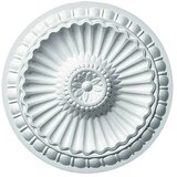 Decosa Rozeta Desira (28 cm, Polistirol tvrda pjena, Bijele boje) | shoptok.hr