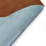 In tepih od prave kravlje kože 150 x 170 cm smeđe-bijeli | shoptok.hr