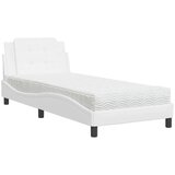  Postelja z vzmetnico bela 80x200 cm umetno usnje, (21111175) | Shoptok.si