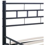  Posteljni okvir črn jeklen 120x200 cm, (20645012) | Shoptok.si