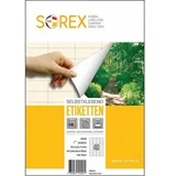 Etikete Sorex 48,5 x 25,4 mm, 100/1