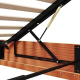  Otoman krevet Vosak Smeđa 140 x 190 cm Masivna borovina | shoptok.hr
