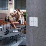 Retlux Pametni prekidač sa 4 tastera 1xCR2430 bela | Eponuda.com