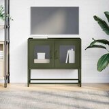 TV ormarić maslinasto zeleni 68x39x60,5 cm hladno valjani čelik | shoptok.hr