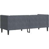 vidaXL Trosjed Chesterfield s jastučićima tamnosivi baršunasti | shoptok.hr
