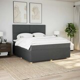  Okvir kreveta s oprugama i madrac svjetlosivi 180x200cm tkanina | shoptok.hr
