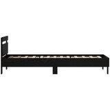  Konstrukcija postelje z vzglavjem Črna Orehovina 75 x 190 cm, (5000101946) | Shoptok.si