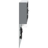  Set alata s ormarom i pegboardom od 6 dijelova zidna montaža crni metal | shoptok.hr