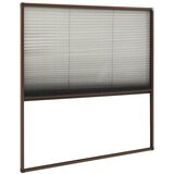  Zaslon protiv insekata za prozore aluminijski smeđi 120x120 cm | shoptok.hr