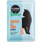Cosma Nature v vrečki 6 x 50 g - Piščanec & losos Cene