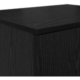  Kabinet za shranjevanje Črn 127x41x40 cm Inženirski les | Shoptok.si
