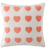 Amor - Décor Amor - Decor Dekorativna jastučnica, 45 x 45 cm, Roze - bela Cene