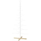  Metalna božićna jelka KUOPIO 180 cm Čelik Bijela - 180 cm Bijela bez LED svjetala | shoptok.hr