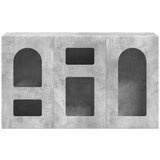  Strani šal Betonsko siva 100 x 35 x 59 cm Konstruiran les, (5000107720) | Shoptok.si