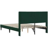  Krevetna konstrukcija Tamnozelena 140 x 190 cm Baršun | shoptok.hr
