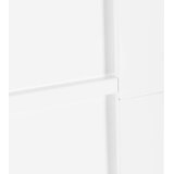 Klizna vrata ORKDAL 83 x 202 cm Masivna borovina Bijela | shoptok.hr