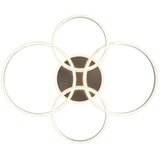 Globo 67377-90 - LED prigušiva plafonska svetiljka FRANCINE LED/90W/230V srebrna+daljinski upravljač | Eponuda.com