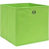 vidaXL Kutije za pohranu od netkane tkanine 10 kom 28x28x28 cm zelene | shoptok.hr
