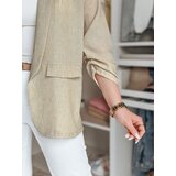 DStreet Marynarka damska oversize SOFT LOVE jasnobrązowa | shoptok.hr