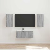  Set TV komoda Zidne 6 pcs Siva Sonoma Konstruirano drvo | Eponuda.com