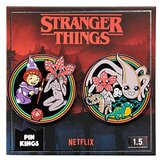 Numskull Zbirateljske kovinske emajlirane značke Pin Kings Official Stranger Things 1.5 - Komplet dveh emajliranih žebljičkov na nosilni kartici, ena velikost, (20875161) Cene