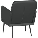  Fotelja crna 61 x 78 x 80 cm od umjetne kože | Eponuda.com