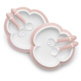BABYBJORN komplet jedilni set krožnika, žlici in vilici Powder Pink Cene
