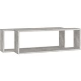  Stenske police kockaste 2 kosa betonsko sive 80x15x26,5 cm, (20765222) | Shoptok.si