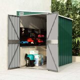  Zidno vrtno spremište zeleno 118 x 194 x 178 cm pocinčani čelik | shoptok.hr