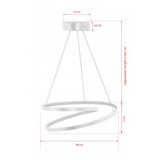 Opviq luster whirpool white white light | ePonuda.com