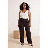 Trendyol Ženske pantalone TBBSS26AR00017, Braon Cene