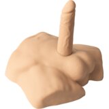 SilexD Muški torzo sa dildom Apollo S Half Male Torso Flesh, 23.5cm, Boja kože Cene