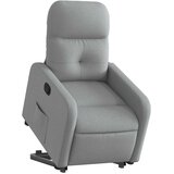  Naslonjač na podizanje od tkanine svjetlosivi | shoptok.hr