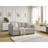 Bobochic Paris Svetlo siva sedežna garnitura za spanje/raztegljiva 178 cm Lenny – | Shoptok.si