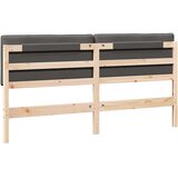  Tapecirani uzglavlje s uzglavljem Smeđa i tamno siva 180 cm | shoptok.hr