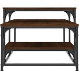  Stolić za kavu smeđa boja hrasta 102x60x45 cm konstruirano drvo | shoptok.hr