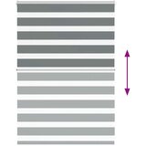 vidaXL Zavjesa zebra 110x100 cm širina tkanine 105,9 cm poliester | shoptok.hr