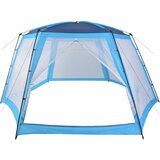 Šator za bazen od tkanine 660 x 580 x 250 cm plavi | shoptok.hr