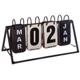 Atmosphera Kalendar 27x10.8x15cm metal crno bela (158027) | ePonuda.com