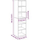  Cabinet Staro drvo 50 x 41 x 185 cm Konstruirano drvo | shoptok.hr