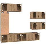 vidaXL Komplet TV omaric 6 pcs artisan hrast 30.5 x 30 x 90 cm | Shoptok.si